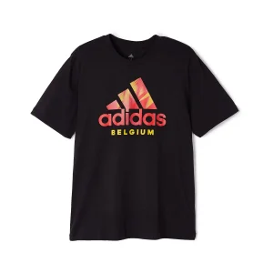 ADIDAS BELGIUM DNA T-SHIRT BLACK - MEN'S