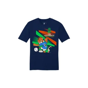 FIFA FUTSAL WORLD CUP UZBEKISTAN 2024? BLUE MASCOT T-SHIRT - YOUTH