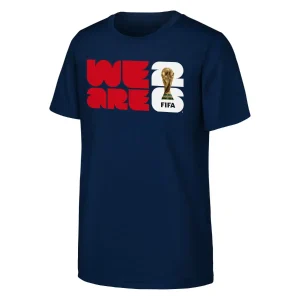 2026 WORLD CUP WE ARE 26 EMBLEM NAVY T-SHIRT - UNISEX