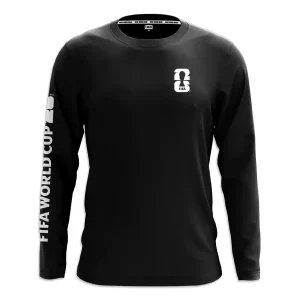 2026 WORLD CUP TILES LONG SLEEVE BLACK T-SHIRT - UNISEX