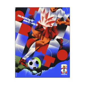 2026 WORLD CUP TORONTO HOST CITY POSTER